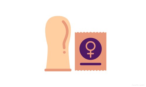 illustration eines femidoms als hormonfreie verhuetungsmethode