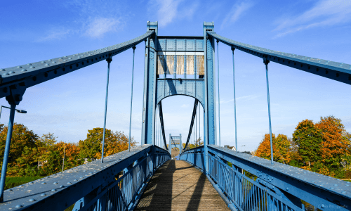 fussgaengerbruecke in hamm