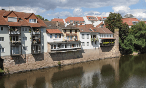 haeuser am fluss in bad kreuznach